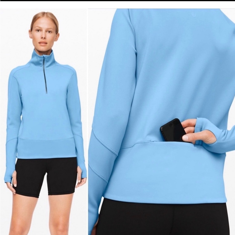 Lululemon run to reset 1/2 zip
